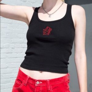 Brandy Melville Beyonca Baby Devil tank .